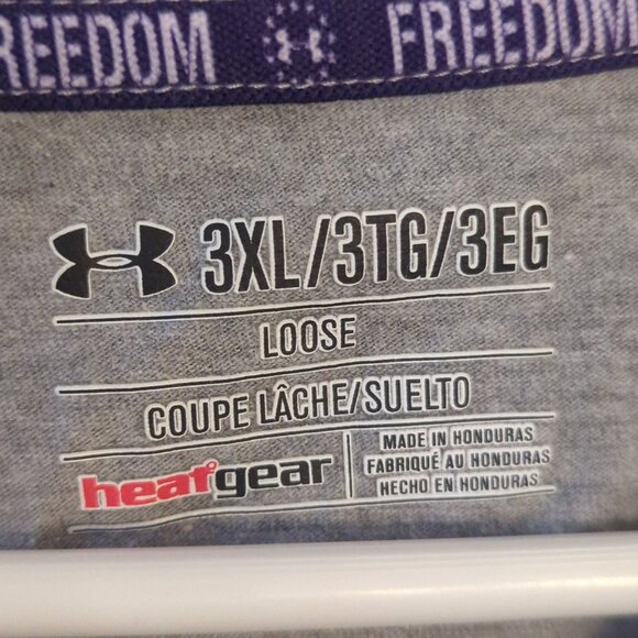 Wounded Warriors Project Under Armour Mens 3XL Gray Short-Sleeve Graphic T-Shirt - Picture 3 of 10